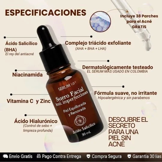 JABON SALICILICO-1019 SERUM SALICIL + OBSEQUIO