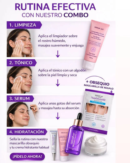 KIT ADIÓS MANCHAS Y ACNÉ +OBSEQUIO TIENDA OFICIAL