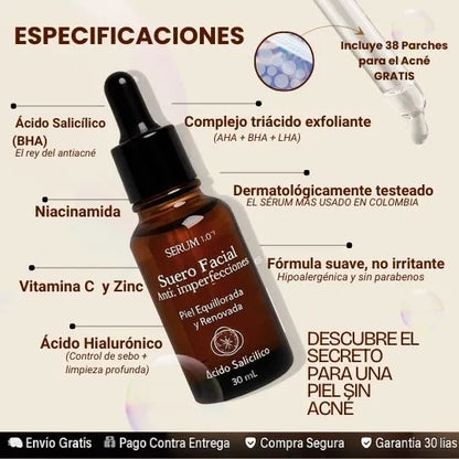 JABON SALICILICO-1019 SERUM SALICIL + OBSEQUIO