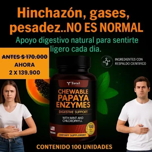 enzimas de papaya total health