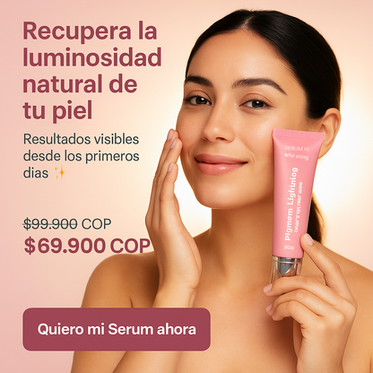 Pigment Lightning S10 Elimina manchas en tu piel