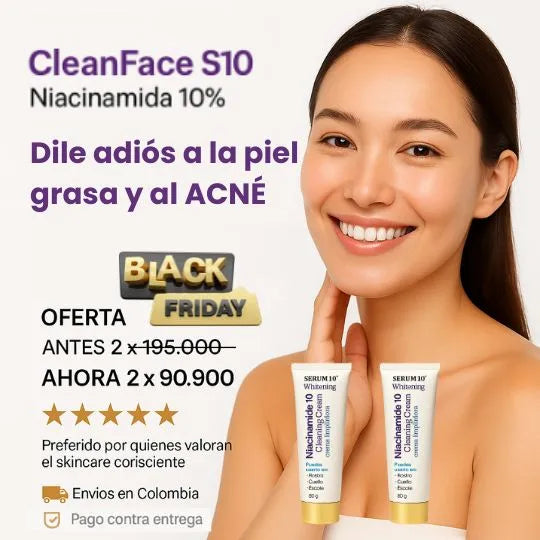 CREMA LIMPIADORA DE NIACINAMIDA S10