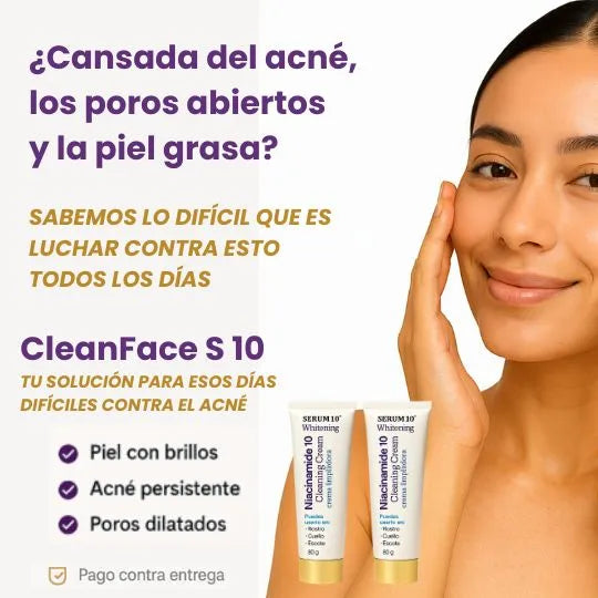 CREMA LIMPIADORA DE NIACINAMIDA S10